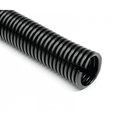 Kable Kontrol Kable Kontrol® Corrugated Split Wire Loom Tubing - 1-1/4" Inside Diameter - 10' Length - Black WL906-BK-10